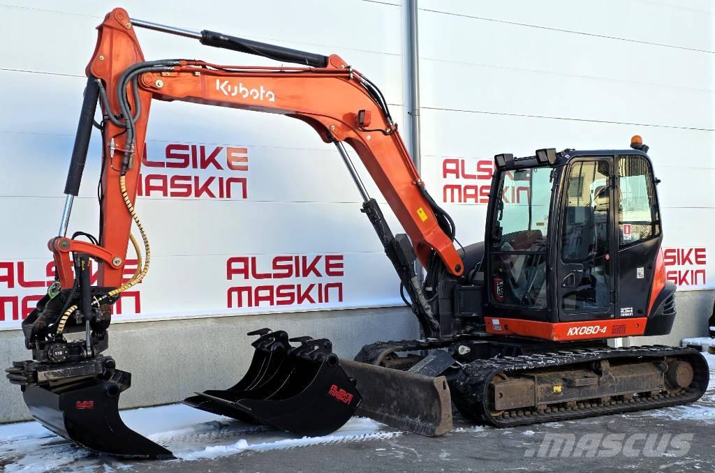 Kubota KX 080-4 Mini pelle 7t-12t
