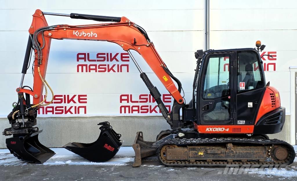 Kubota KX 080-4 Mini pelle 7t-12t