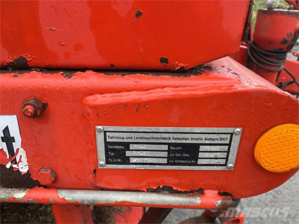 Unsinn RF-8 Vis sans fin, trémie et ventilateur