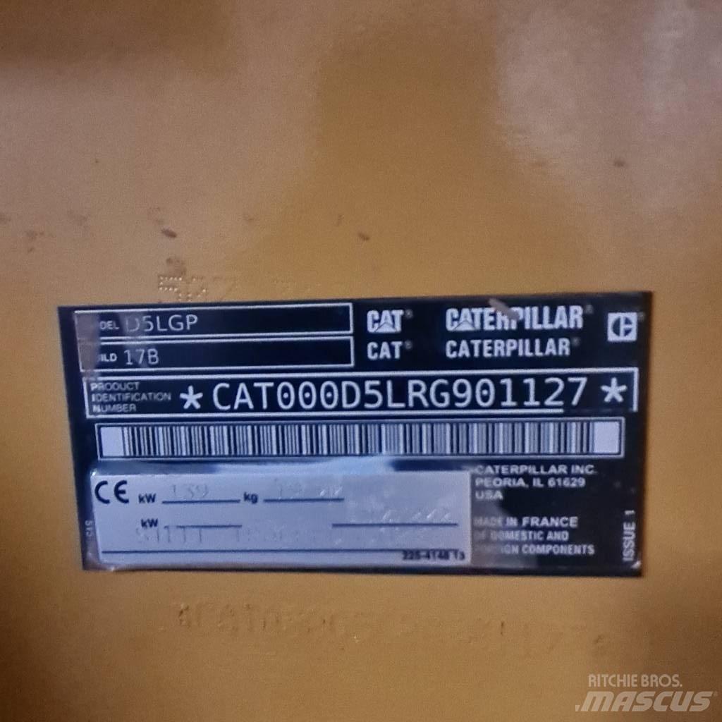 CAT D 5 LGP Bouteurs sur chenilles