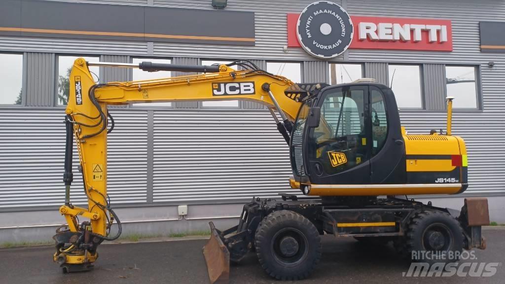 JCB JS 145 W Pelle sur pneus