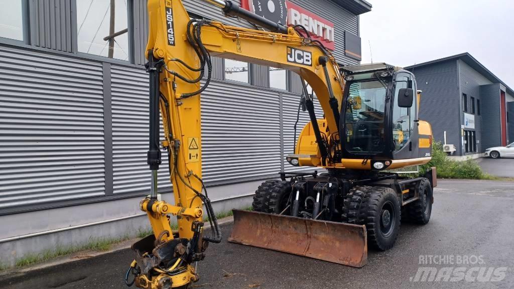 JCB JS 145 W Pelle sur pneus