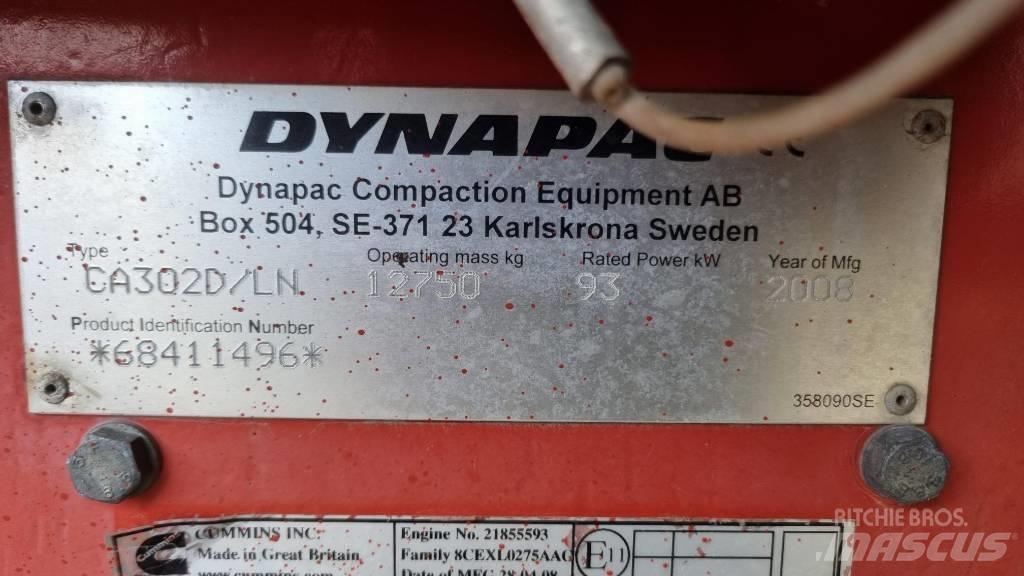 Dynapac CA302D, Vält Rouleaux monocylindre