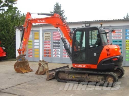 Kubota KX080-4a Pelle sur chenilles