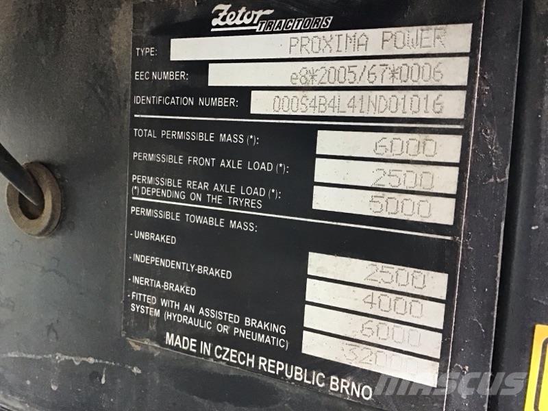 Zetor Proxima 120 Tracteur