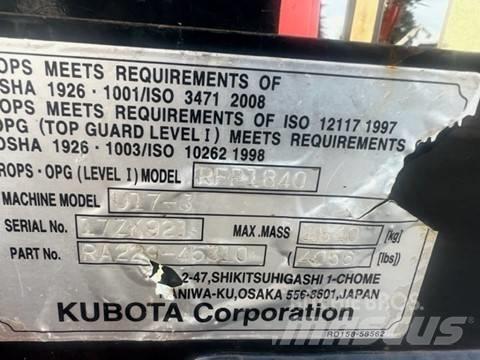 Kubota U 17-3 Mini pelle < 7t