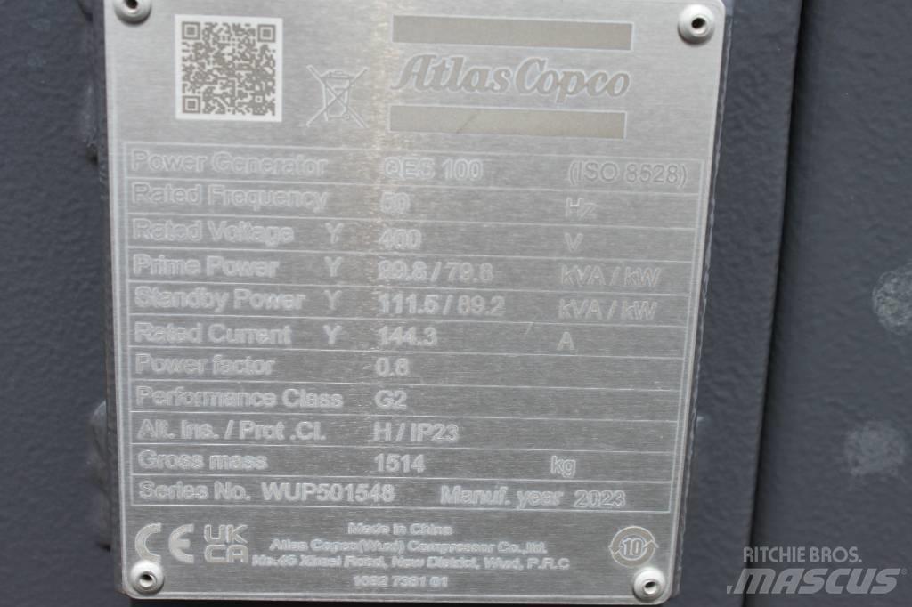 Atlas Copco QES 100 Générateurs diesel