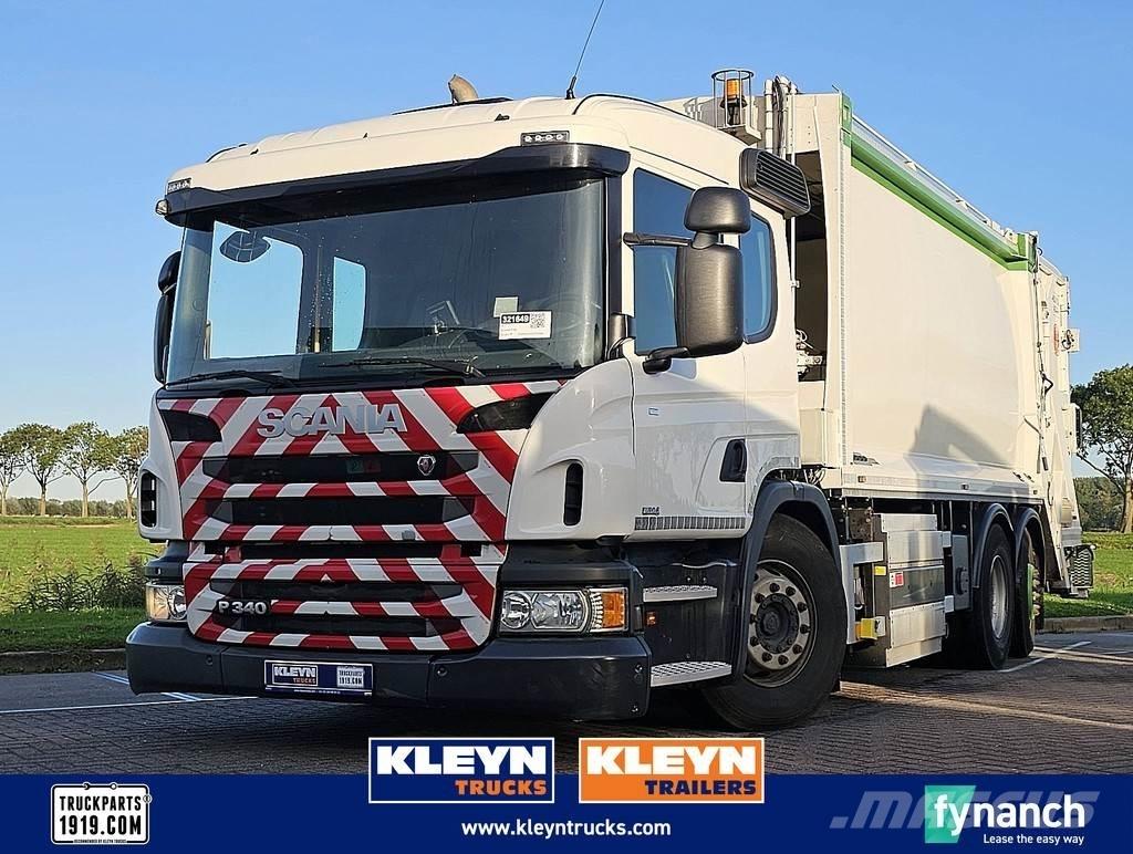 Scania P340 CNG Camion poubelle