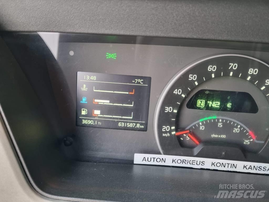 Volvo FM 420 6x2*4 Camion plateau ridelle avec grue