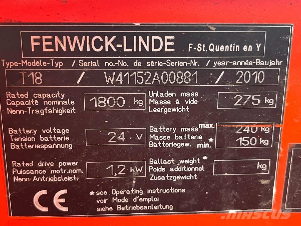 Linde T18 /152/    V-4230 Gerbeurs Automoteurs