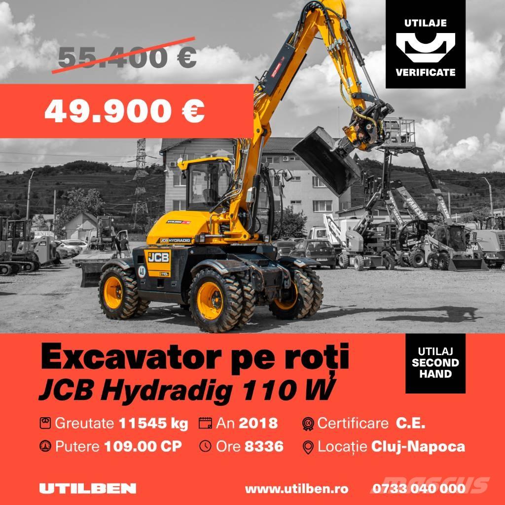 JCB Hydradig 110 W Pelle sur pneus