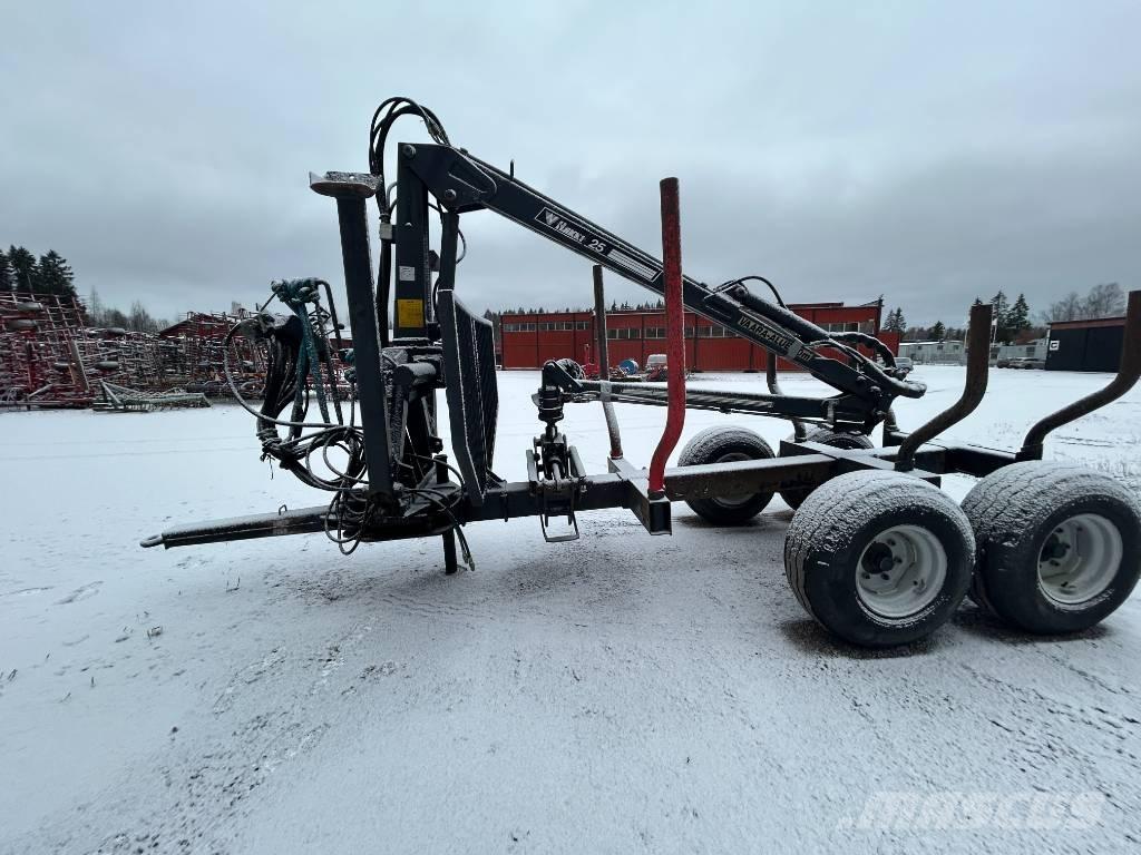 Hakki HK25 +MV70 Remorque forestière avec grue