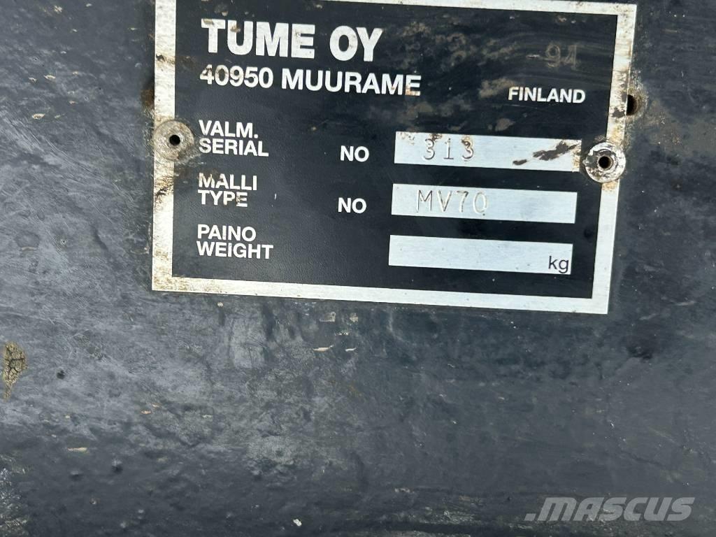 Hakki HK25 +MV70 Remorque forestière avec grue