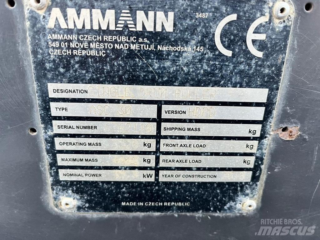 Ammann ASC 30 Rouleaux monocylindre