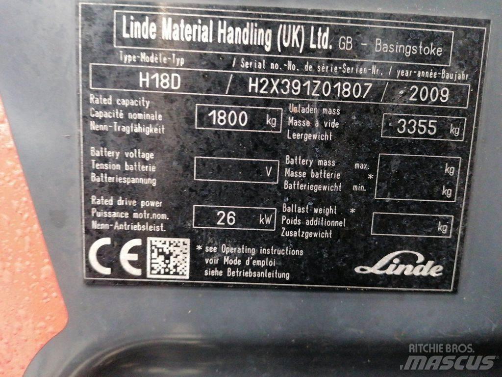 Linde H18D Chariots diesel