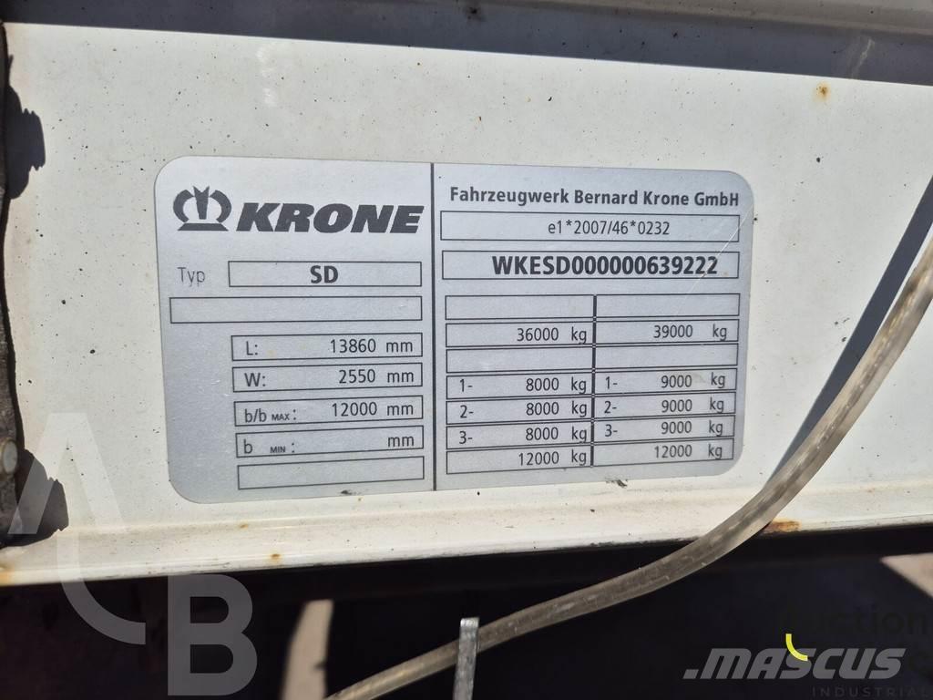 Krone SD Semi remorque à rideaux coulissants (PLSC)