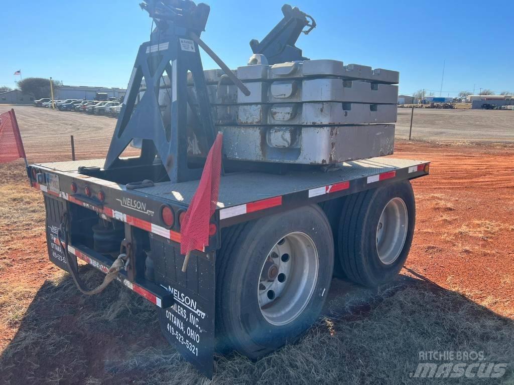 Grove TMS 9000 E Camion plateau ridelle avec grue