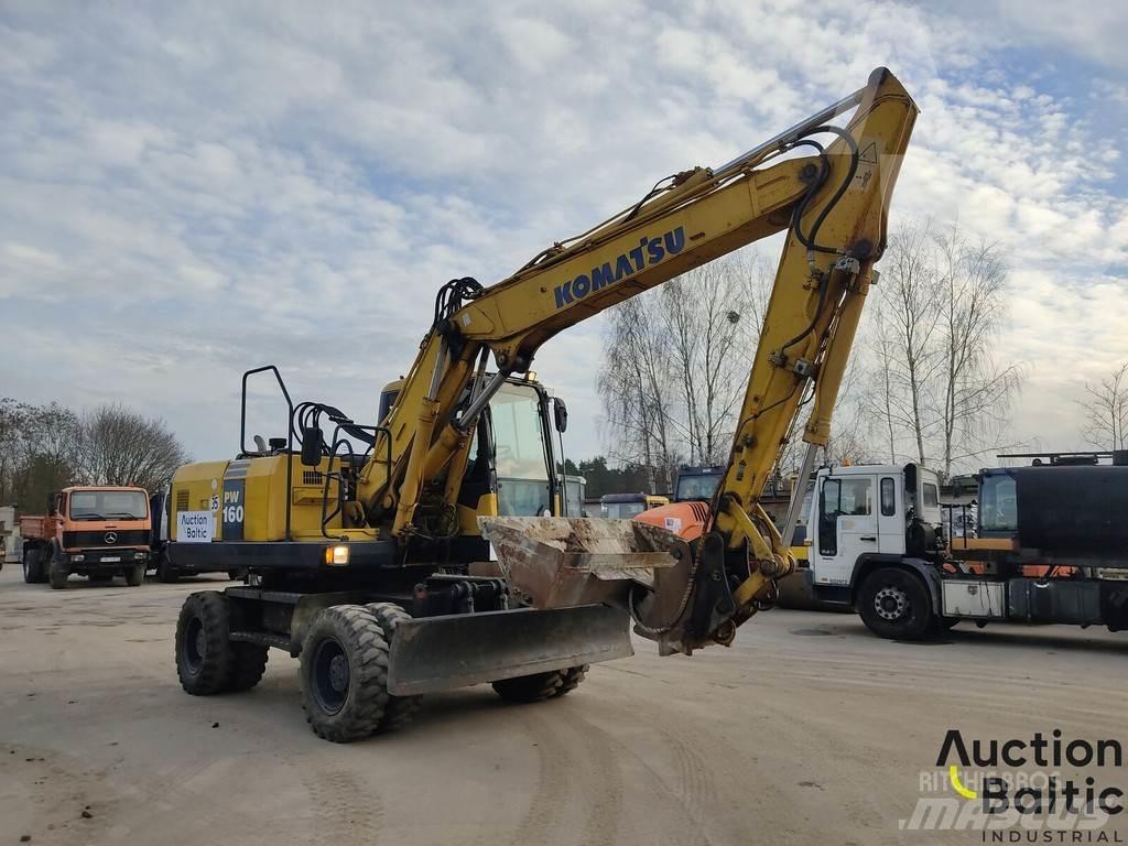 Komatsu PW160-7 Pelle sur pneus