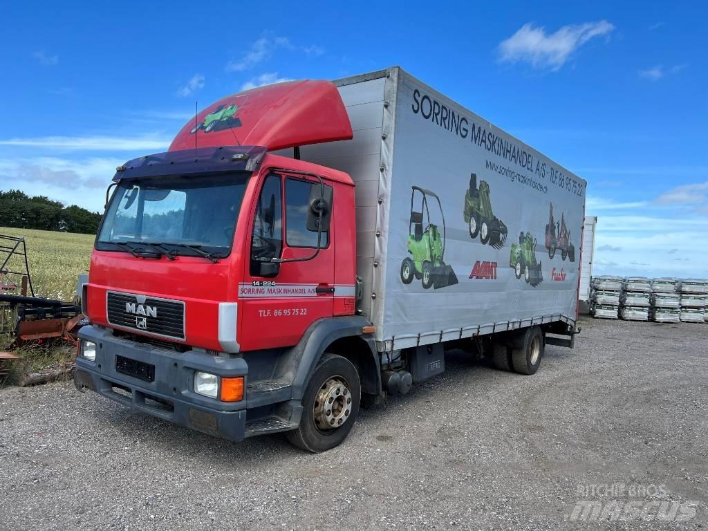 MAN 14.224 Camion plateau