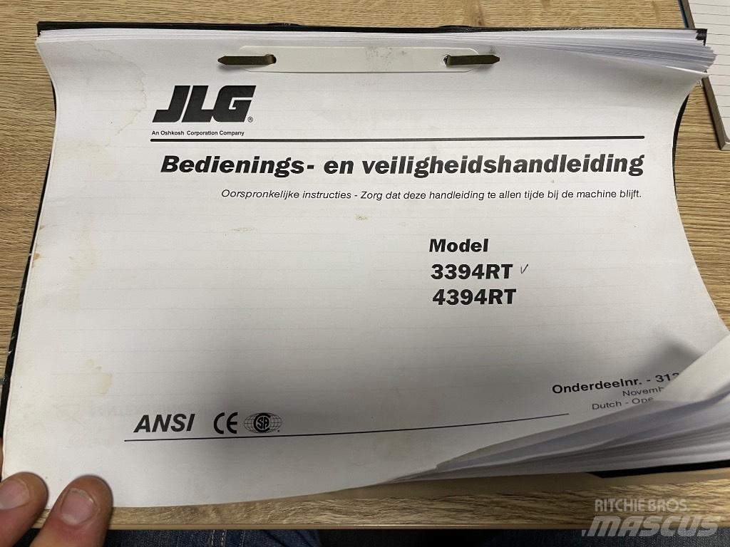 JLG 3394 RT Nacelle ciseaux