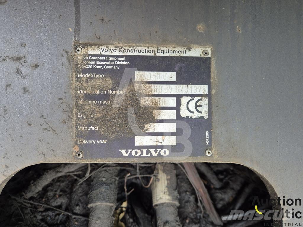 Volvo EW 160 B Pelle sur pneus