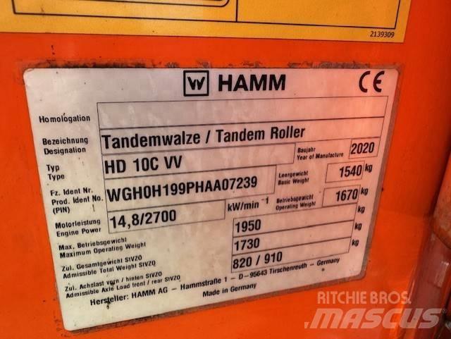  ''SÅLD'' Hamm HD 10 C Rouleaux tandem