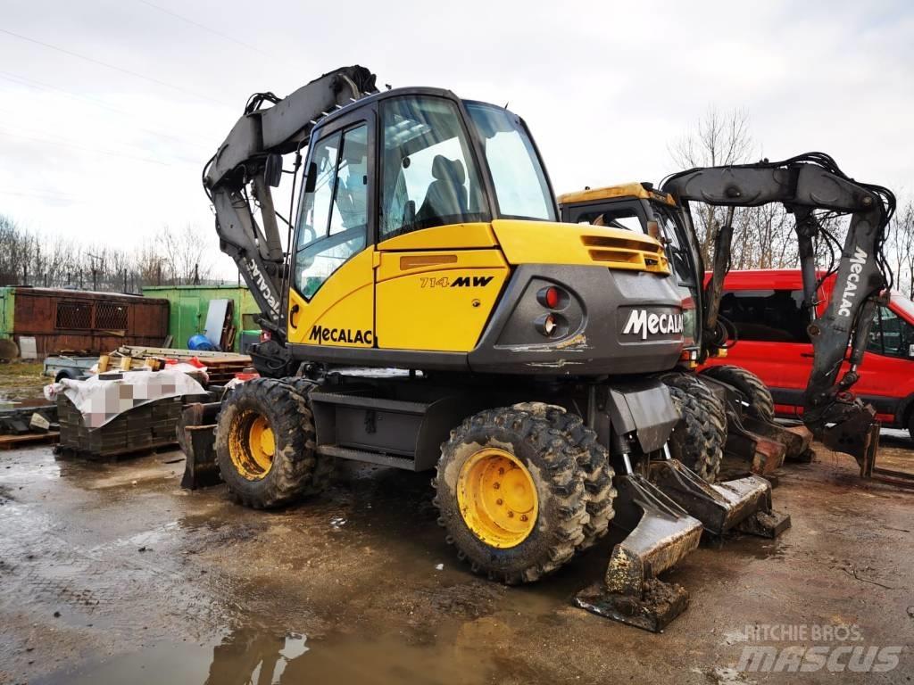 Mecalac 714 MW Pelle sur pneus