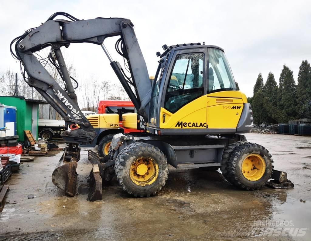 Mecalac 714 MW Pelle sur pneus
