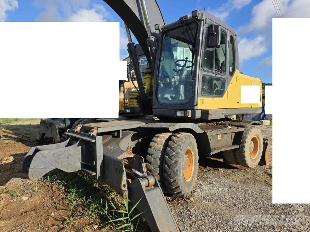 Volvo EW 205 D Pelle sur pneus