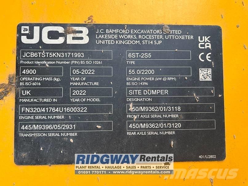 JCB 6 ST Mini tombereau