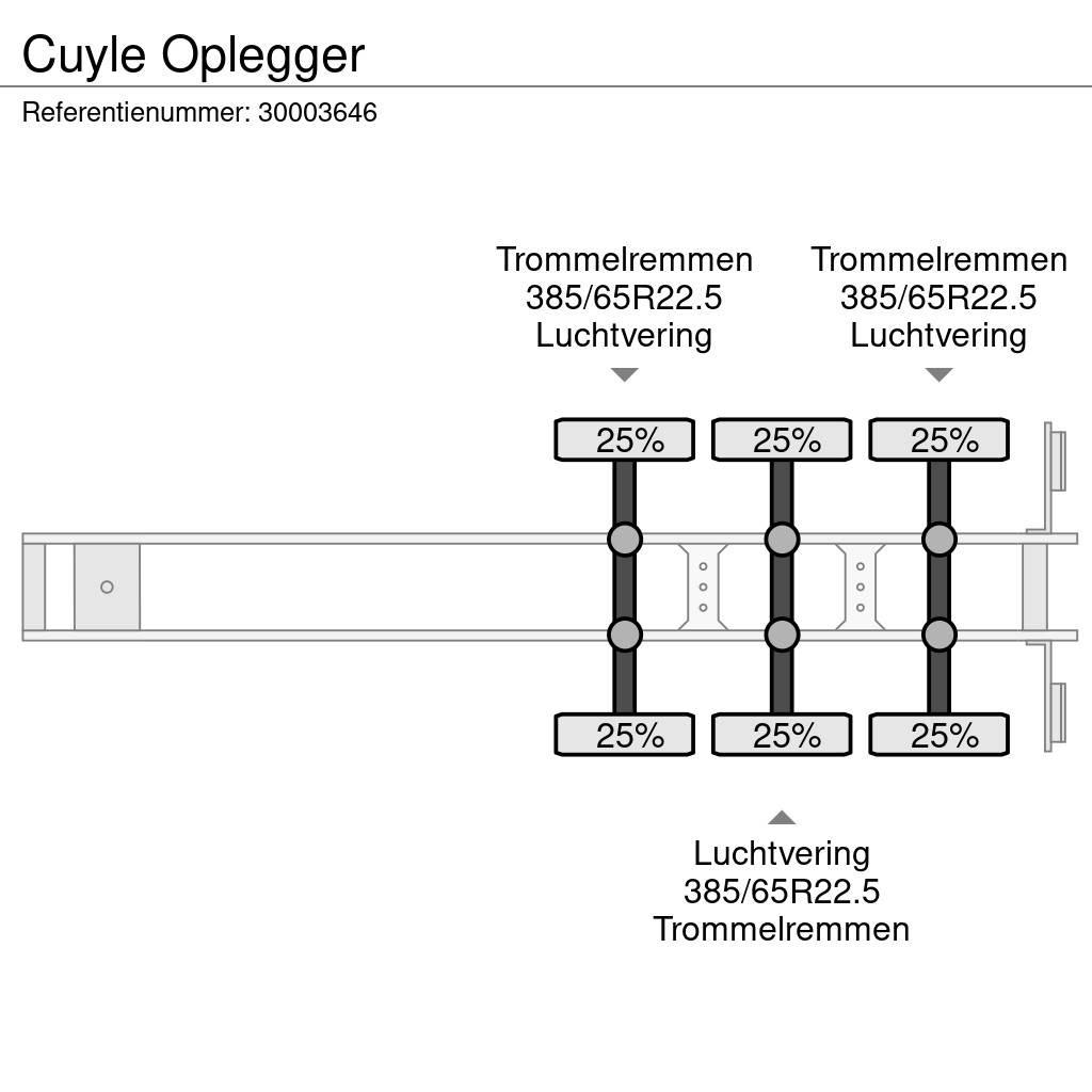  Cuyle Oplegger Semi remorque plateau ridelle