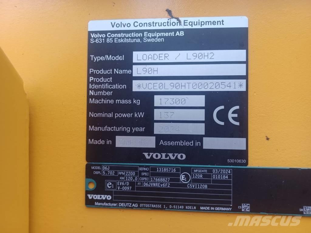 Volvo L 90 H Chargeuse sur pneus