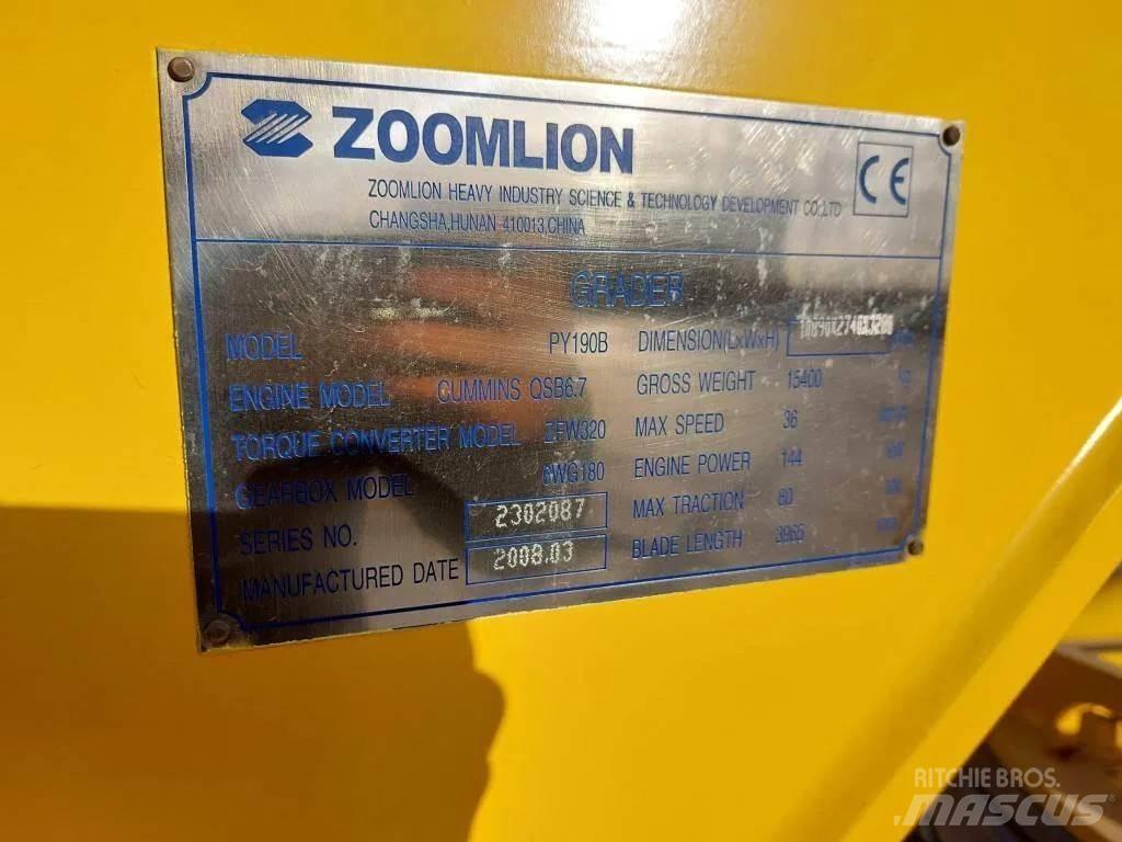 Zoomlion PY190B Niveleuse
