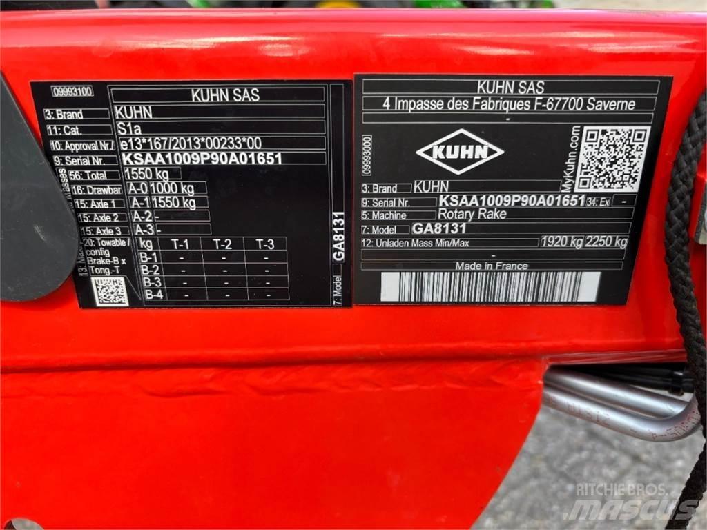 Kuhn GA 8131 Faucheuse andaineuse automotrice