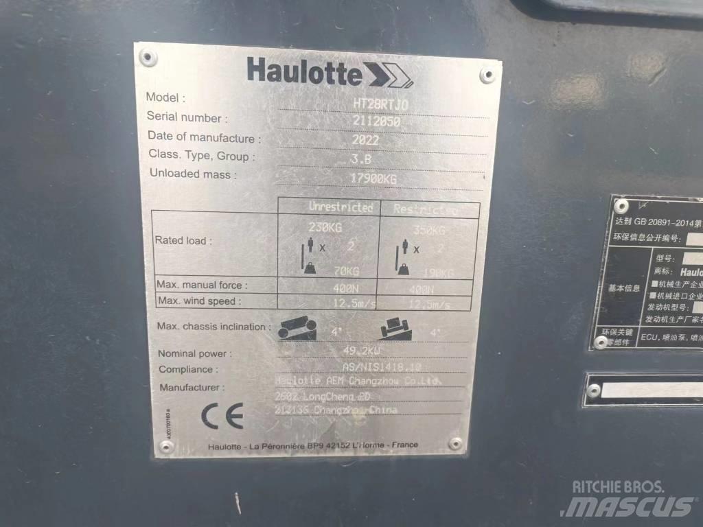Haulotte HT28RTJO Nacelles télescopiques