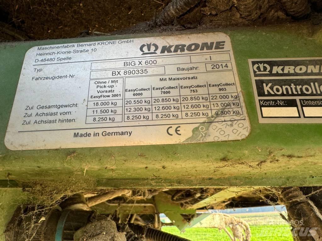 Krone Big X 600 Ensileuse automotrice