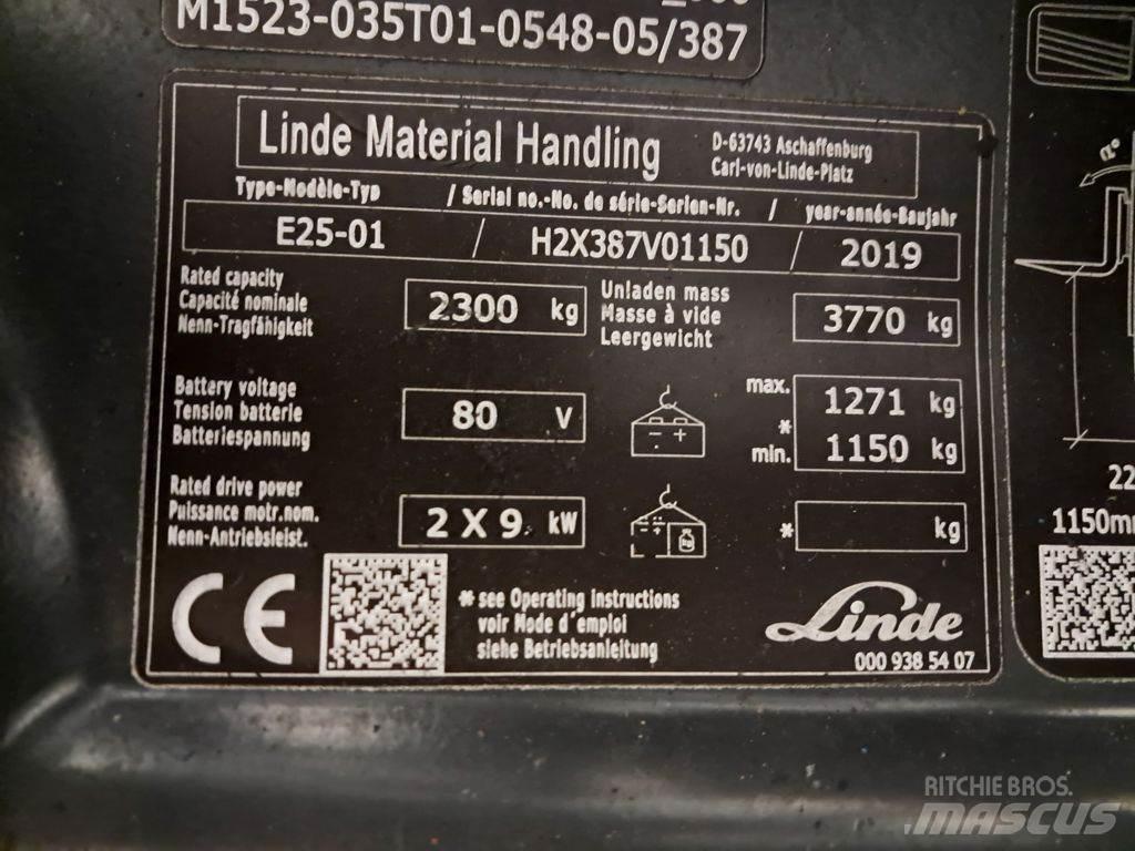 Linde E25-01 Chariots élévateurs électriques