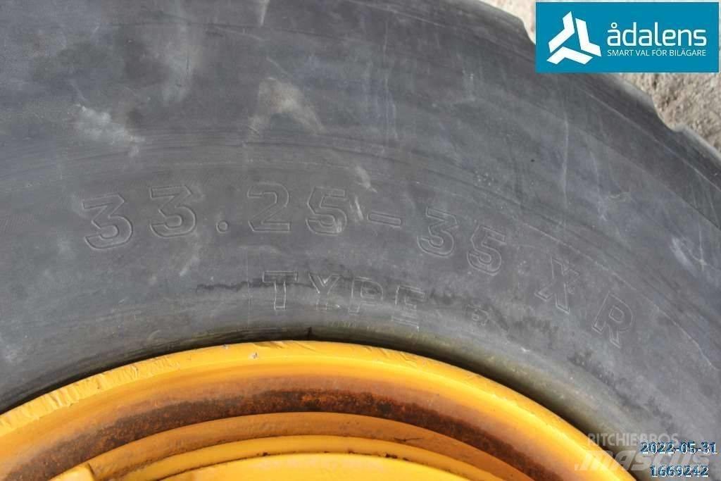  Dumper hjul 33.25-35 Pneus, roues et jantes