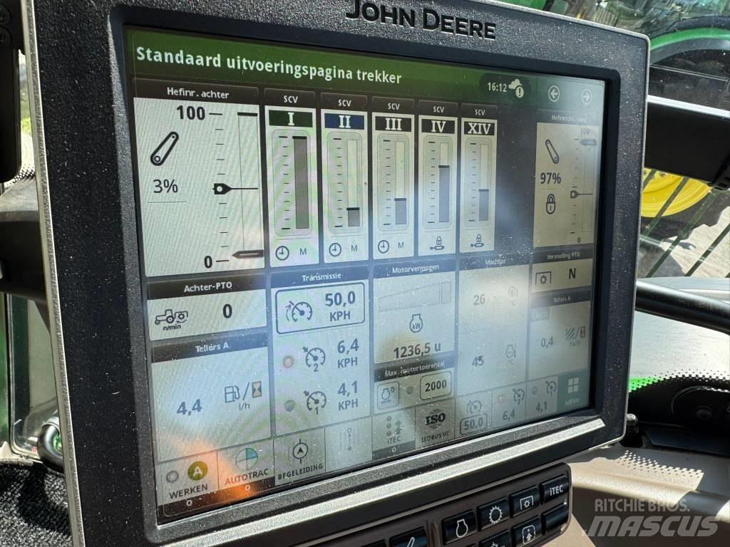 John Deere 6R 195 Tracteur