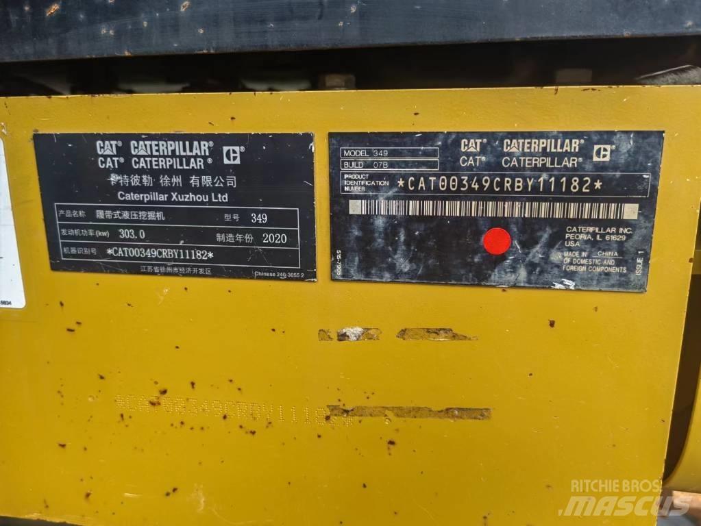 CAT 2020 CAT 349 Pelle sur pneus