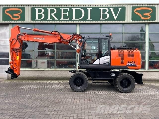 Hitachi ZX 170 W-6 Pelle sur pneus