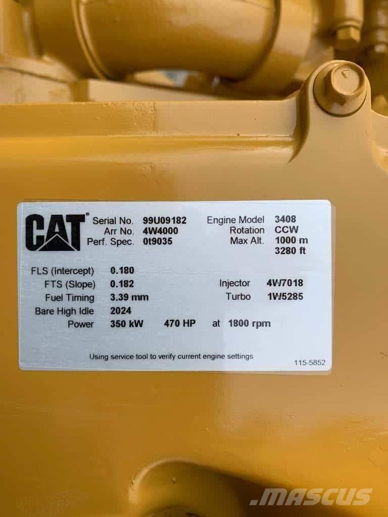 CAT 3408 DITA Unités de moteurs marin