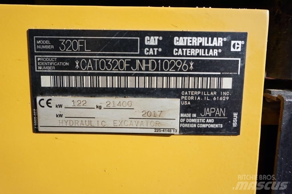 CAT 320 FL Pelle sur chenilles
