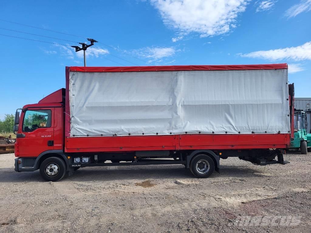 MAN 12.250 TGL Camion à rideaux coulissants (PLSC)