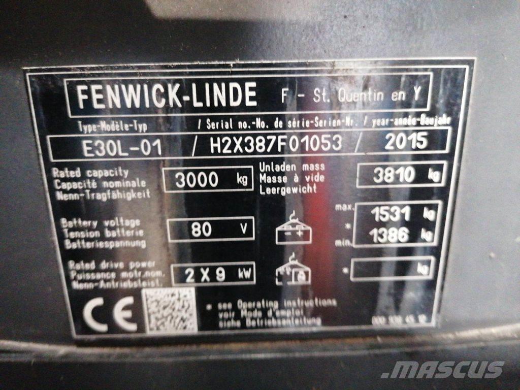 Linde E30L-01 Chariots élévateurs électriques