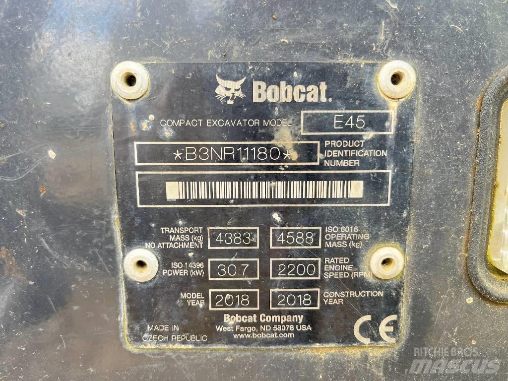 Bobcat E 45 Mini pelle < 7t
