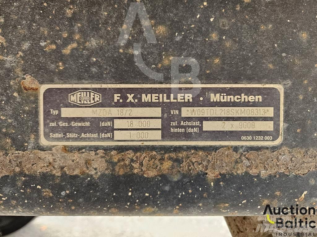 Meiller MZDA 18/2 Semi remorque à rideaux coulissants (PLSC)