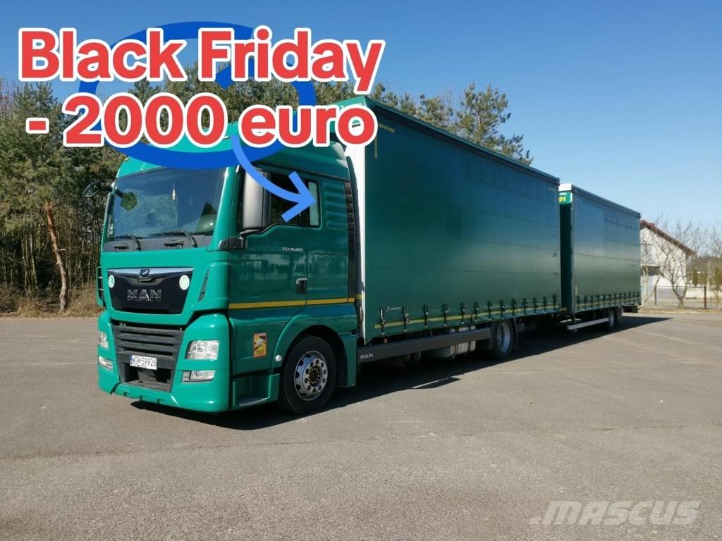 MAN TGX 18.420 Camion à rideaux coulissants (PLSC)