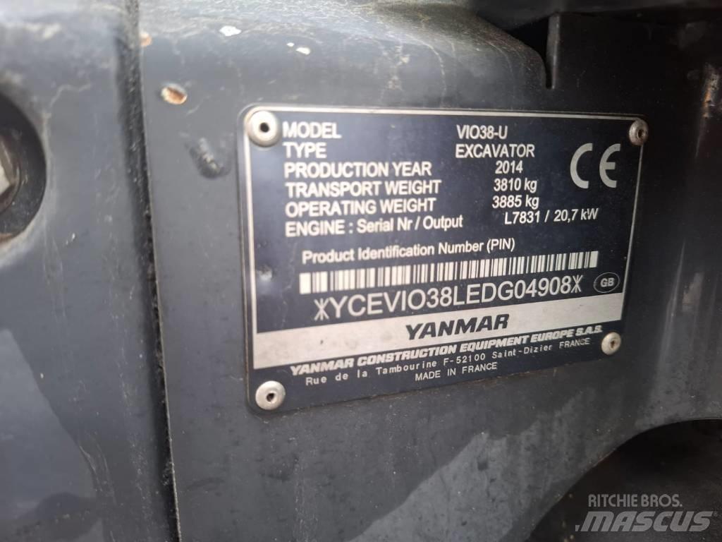 Yanmar Vio 38-U Mini pelle < 7t