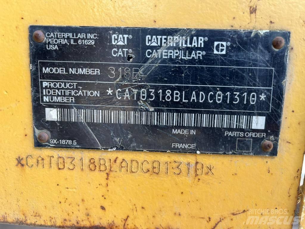 CAT 318 B L Pelle sur chenilles